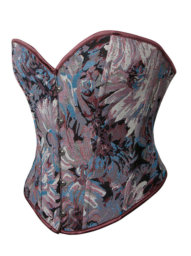 Renaissance Daisy Printed Corset Bustier Back View