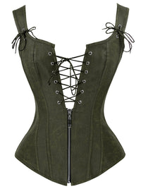 Renaissance Vintage Bustier Korsett Top mit Schnürung Hauptbild