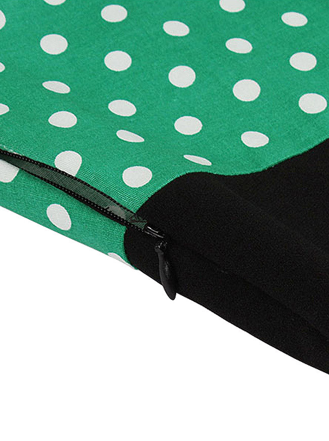 Vintage Style 1950s Swing Dress Detail View