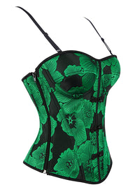 Women Going Out Corset Y2K Style Elegant Corset with Straps Frog Button Back View