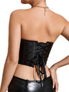 Vintage Renaissance Corset Bustier Back View