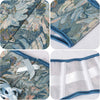 Classical Graceful Blue Buckle Closure Lace Up Waist Cincher Corset Tops Detail View