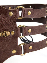 Medieval Mercenary Corset Belt Back View