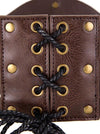 Viking Leather Belt for Men Detail View