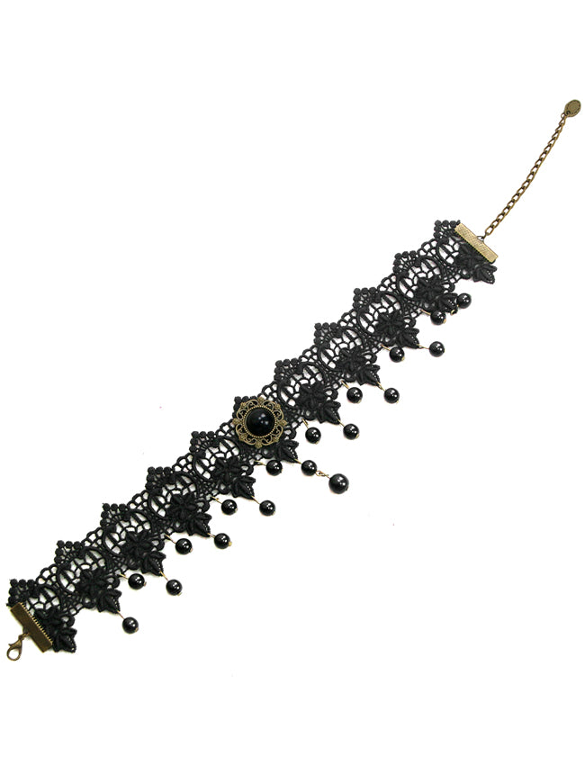Victorian Gothic Adjustable Floral Lace Necklaces Collar Cosplay Accessories