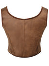 Renaissance Lace Up Corset Top Back View