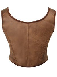 Renaissance Lace Up Corset Top Back View