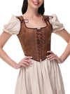 Women Renaissance Bodice Tie Up Corset Model View