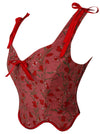 Women Vintage Floral Camisole Back View