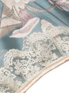 Victorian Vintage Floral Straps Lace Ruffled Overbust Corset Bustier