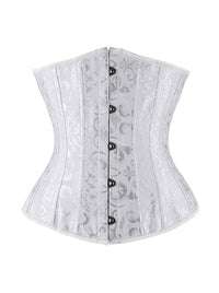 26 Steel Boned Brocade Underbust Waist Training Corset Main Image
