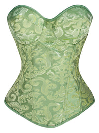 Renaissance Elegant Floral Boned Strapless Bustier Corset Main Image