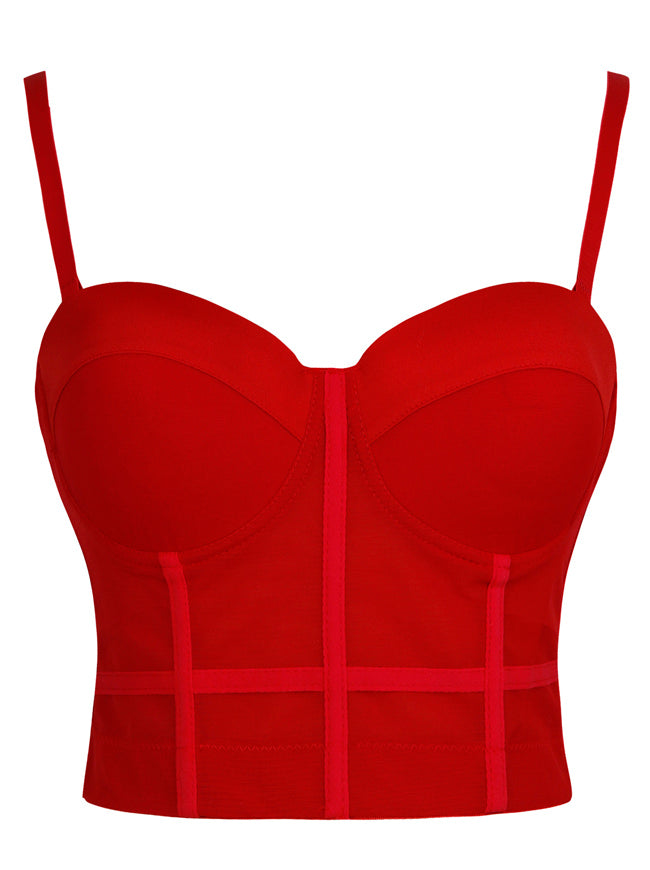 push up bustier top