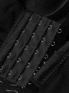 Charming Cute Black Vintage Sweetheart Spaghetti Straps Corset Tops Detail View-3