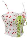 Boned Backless Bustier Bra Top Back View