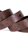Medieval Belt with Half Ring Closure Back View