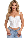 Lace Corset Tops for Women Bustier Corset Side View