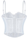 Mesh Corset Lingerie Date Night Tops for Women Detail View