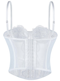 Mesh Corset Lingerie Date Night Tops for Women Detail View