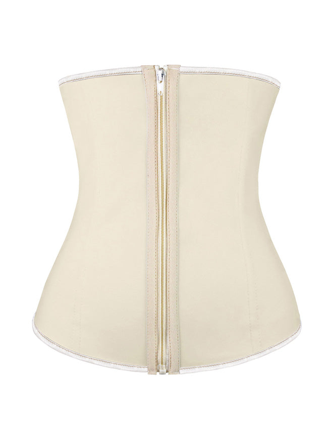 Latex Underbust Waist Training  With Zipper