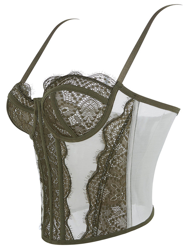 Y2K Sexy Going Out Corset Tops for Women Back View