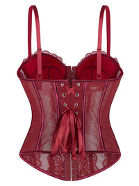 Strappy Lace Corset Tops for Women Going Out Detail View