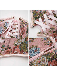 Women Renaissance Embroidered Waistband Belt Detail View