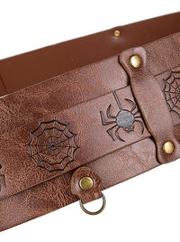 Medieval Leather Belt for Men Side View