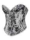 Cottagecore Lace Up Overbust Corset Top Detail View