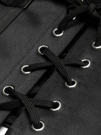 Charming Casual Adult Spiral Steel Boned Lace Up Waist Training Corset Bustier Detail View-3