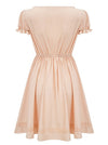 Midi Wedding Guest Dress Tea Party Dresses for Woman Side View