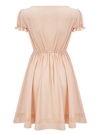 Midi Wedding Guest Dress Tea Party Dresses for Woman Side View