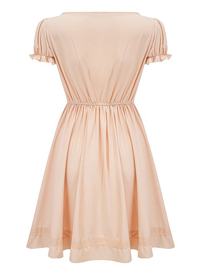 Midi Wedding Guest Dress Tea Party Dresses for Woman Side View