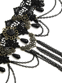 Hot Selling Sexy Steampunk Vintage Victorian Gothic Choker Necklaces Collar Detail View