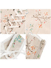Floral Tie Up Peasant Corset with Straps Detail View