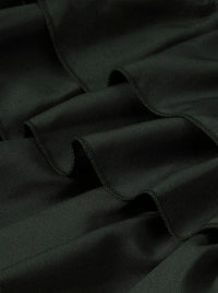 Women Cyberpunk Green Bustle Skirt Detail View