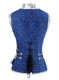 Retro Renaissance Waist Training Corset with Removable Jacket