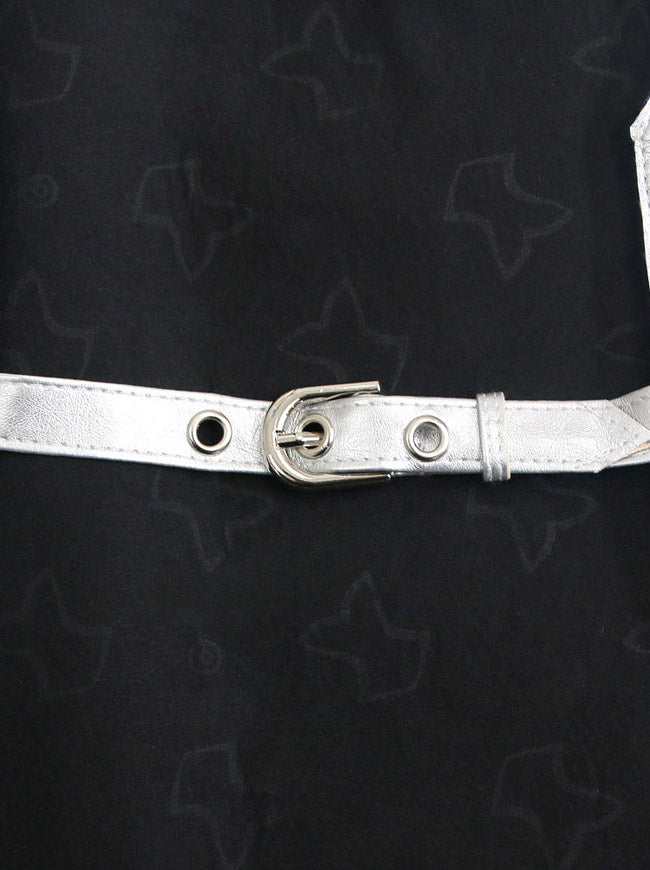 Rock Punk Brocade Waist Cincher Cosplay Costume Corset with Jacket