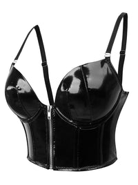 Women Push Up Crop Top Detail View