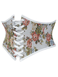 Vintage Half Corset Belt for Women Lace-Up Corset Back View