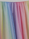 Rainbow A Line Tulle Tutu Knee Length Skirts Detail View