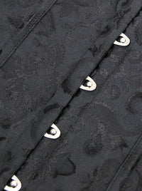 Steampunk Vintage Floral Brocade Underbust Corset Cosplay Costume