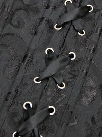 Retro Gothic Renaissance Brocade Waist Training Underbust Corset