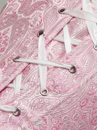 Steampunk Retro Taljetræner Palace Court Bustier Korsetvest Detaljevisning