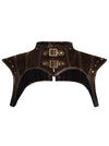 Steampunk Gothic Costume Accessories Leather Jacket Shrug Shoulder Armor Main Image
