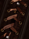 Steampunk Gothic Costume Accessories Leather Jacket Shrug Shoulder Armor Detail View-2