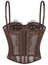 Corset Bustiers Cute Y2K Lace Tops Detail View