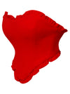 Fashion Strapless Sweetheart Red Tube Top Side View