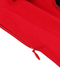 Elegantes kariertes Vintage-Kleid für Damen. Detailansicht