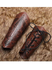 Renaissance Arm Wraps Steampunk Accessories Back View